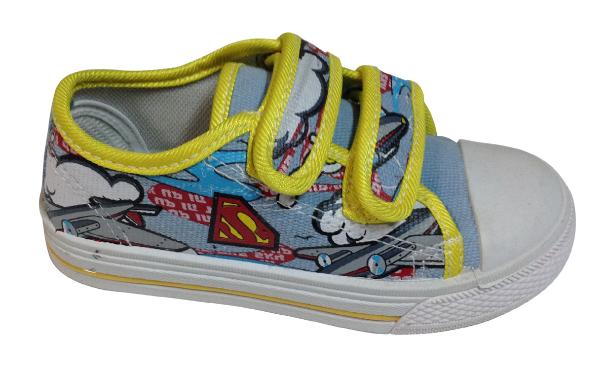 canvas shoes with velcro fastening