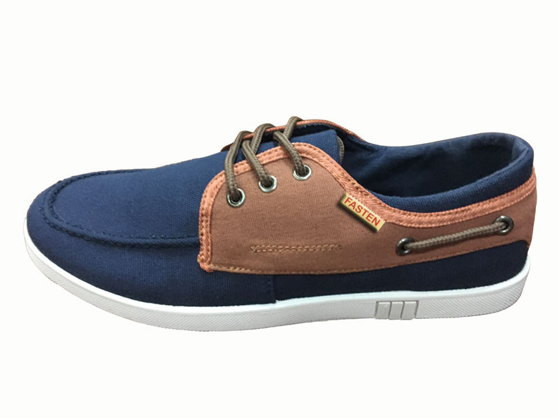 Men canvas upper shoe PVC injection sole good price casual design