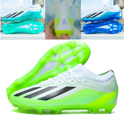 Wholesale Low-Top Football Shoes For Boys AG Long Spikes World Cup TF Broken Spikes Grass Competition Training Shoes