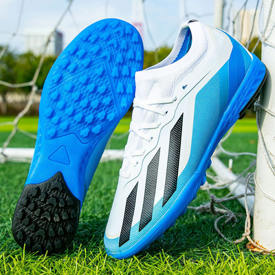 Wholesale Low-Top Football Shoes For Boys AG Long Spikes World Cup TF Broken Spikes Grass Competition Training Shoes