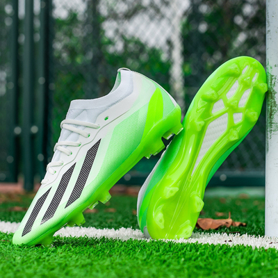 Wholesale Low-Top Football Shoes For Boys AG Long Spikes World Cup TF Broken Spikes Grass Competition Training Shoes