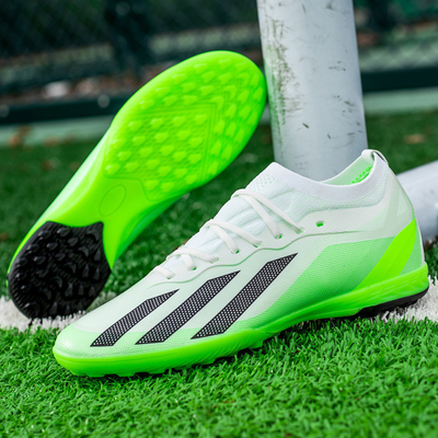 Wholesale Low-Top Football Shoes For Boys AG Long Spikes World Cup TF Broken Spikes Grass Competition Training Shoes