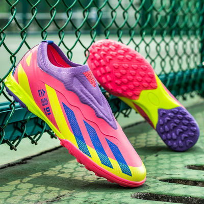 Low-Top Soccer Shoes For Students With Long And Short Studs sole design Artificial Turf Competition Training Cleats