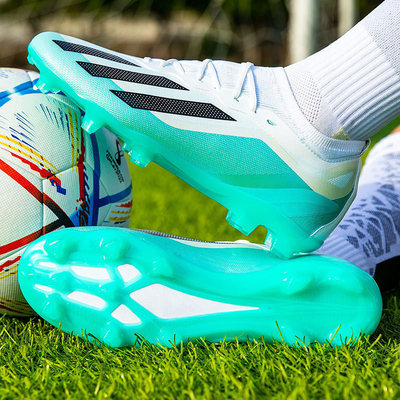 Low-Top Soccer Shoes For Students With Long And Short Studs sole design Artificial Turf Competition Training Cleats