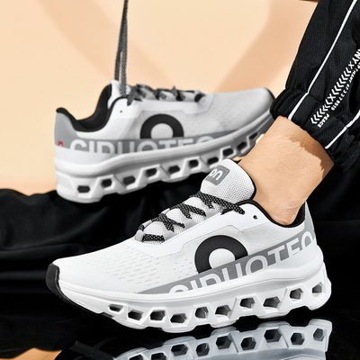 Carbon Plate Racing Running Shoes Men'S Casual Sports Shoes Student Youth Marathon Flying Woven Mesh Running Shoes