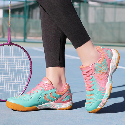 Custom Tennis Badminton Shoes With Lightweight Anti-Slip Feature Fashion Design In Large Size 46 47 Outdoor Wearing