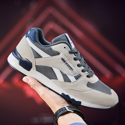 Men'S Spring Autumn Casual Shoes Breathable Mesh Sports Design Non-Slip Wear-Resistant Lightweight Running Shoes