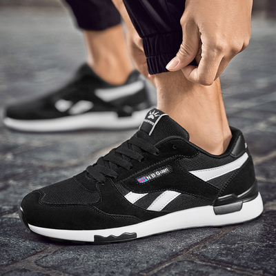 Men'S Spring Autumn Casual Shoes Breathable Mesh Sports Design Non-Slip Wear-Resistant Lightweight Running Shoes