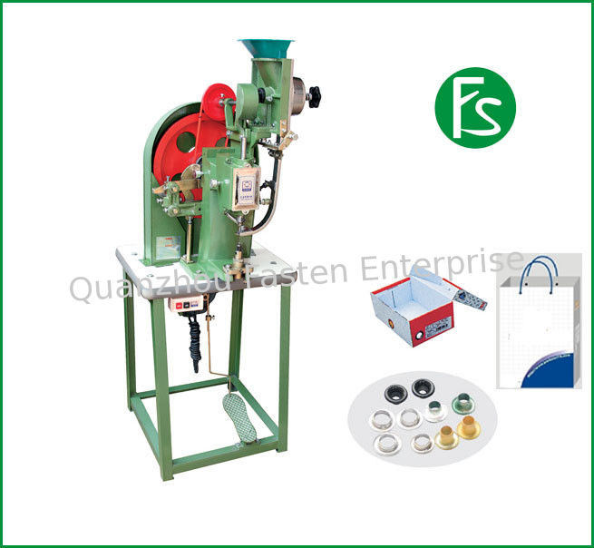 Green color high quality semi-automatic eyelet machine model no.712E with reasonable price