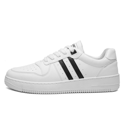 Men'S Casual Sneakers 2024 Spring New Style Fashionable All-Match White Sneakers PVC sole shoes